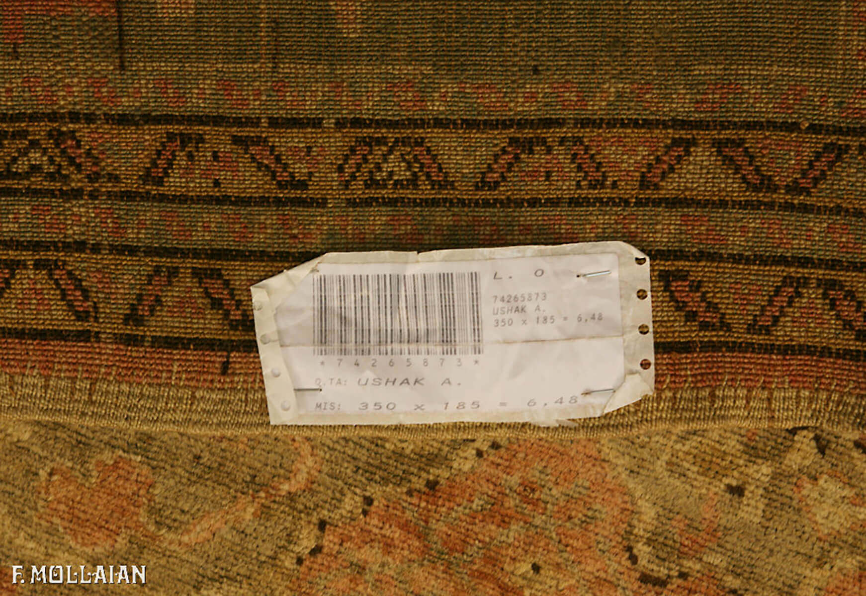 Teppich Türkisch Semi-Antiker Ushak (Oushak) n°:74265873